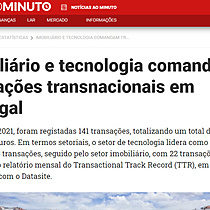 Imobilirio e tecnologia comandam transaes transnacionais em Portugal